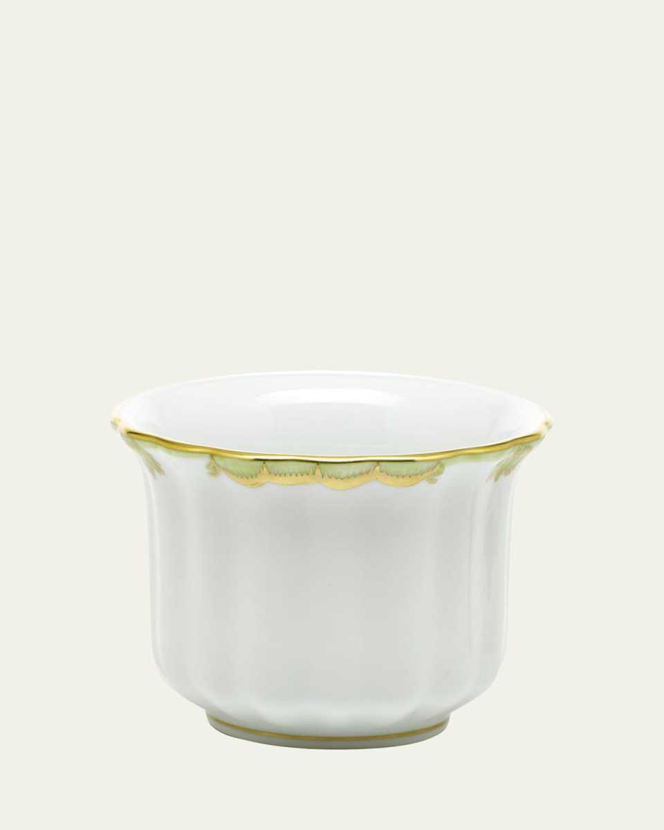 Princess Victoria Green Mini Cache Pot
